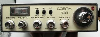 Vtg Cobra 138 Ssb Cb Radio Modified To 40 Channel Good