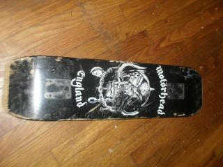 Motorhead Lemmy Kilmister Vintage Skateboard Deck Collectable From Late 90s