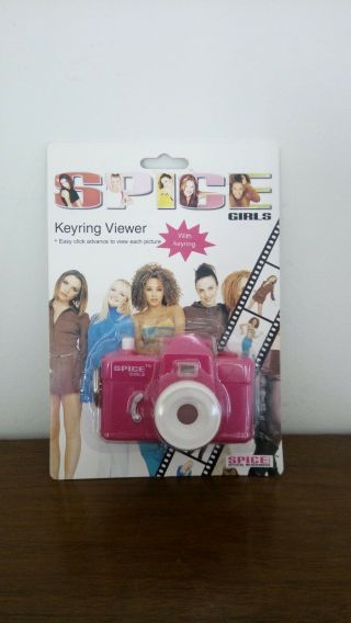 Vtg Spice Girls Camera Keyring Viewer 1990s Nos 90s 1997