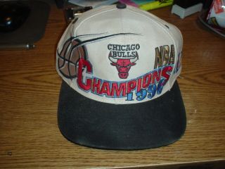Vintage 1996 Chicago Bulls Nba Champion Hat/cap - Nba Licenced
