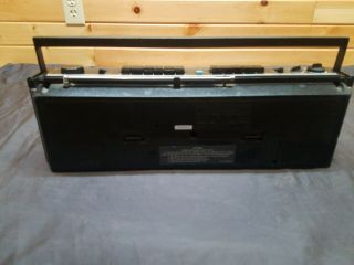 Sanyo M W703 Vintage Boombox Cassette Player Radio 5
