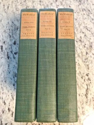 1903 Antique Book " History Of Tom Jones " By Henry Fielding.  3 Of 4