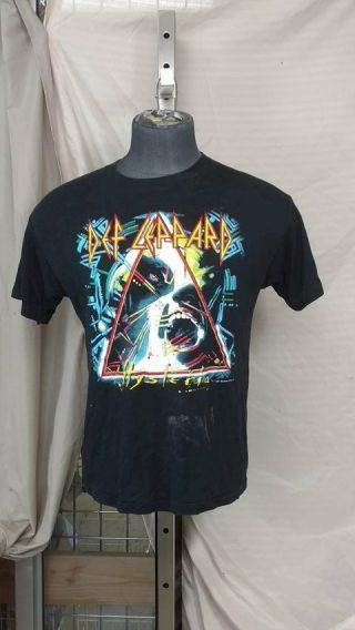 Vintage Def Leppard Hysteria Tour T - Shirt Xl