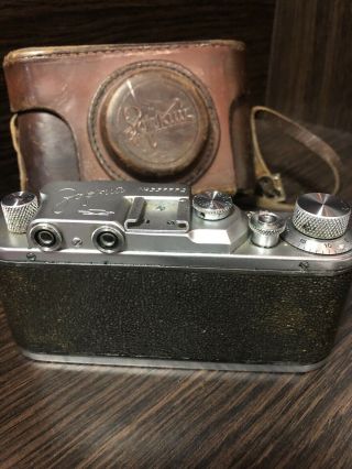 ZORKI 1 (I) vintage Russian Leica M39 mount camera.  perfectly 4