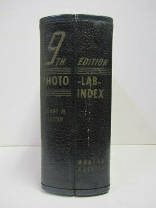Vtg Photo - Lab - Index Henry Lester Film Developing Formula 9th Edition Binder 1947 2