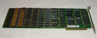 Vintage IBM PC Memoplus - X Memory Card Computer 8 - Bit ISA 2