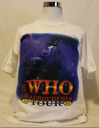 Vintage The Who Concert Tshirt Xl Mens Quadrophenia Tour 1996 Single Stitch