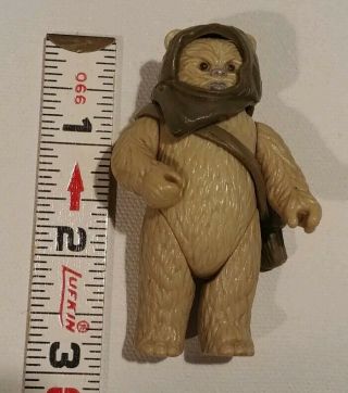 Vintage 1984 Star Wars Kenner Figure Return Of The Jedi Rotj Ewok Lumat Loose 17