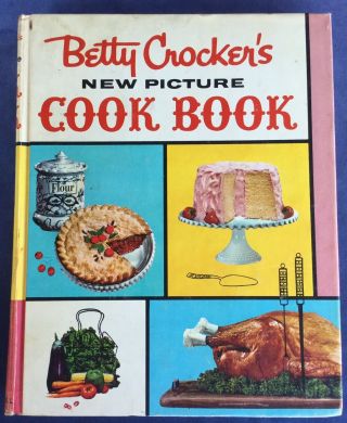 1961 Betty Crocker Picture Cookbook Vintage Kitchen Cooking 1st Ed.  2nd Print