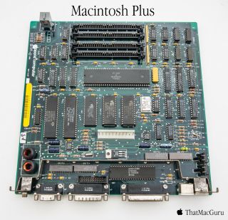  Apple Macintosh Plus Logic Board / Motherboard M0001a 820 - 0174 - A - 5781