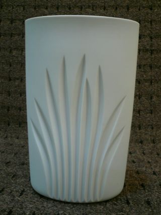 Vintage Mat White German Rosenthal Porcelain Vase Studio Line Modernist
