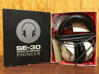Vintage Pioneer Headphones Se - 30