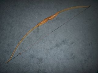 Vintage Scorpion By Black Hawk Archery Wood & Laminate Recurve Bow 27