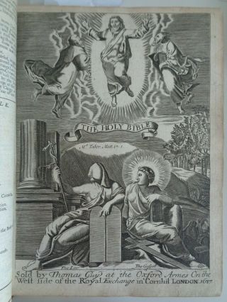 1687 Holy Bible King James Old Testament Apocrypha Common Prayer