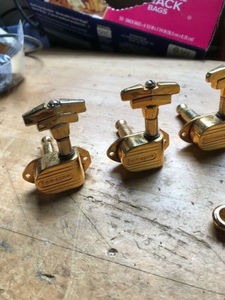 Vintage Grover Imperial tuners Guitar Tuning Pegs Complete Set 2
