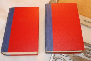 Hg Wells The Outline Of History Volumes 1 2 Books 1949 Vintage Blue Red