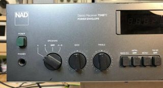 NAD 7240PE Stereo Receiver Powerful Amplifier Amp Power Envelope Vintage 2