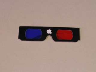 Apple Computer Logo 3 - D Glasses Made By Apple Computer,  1993