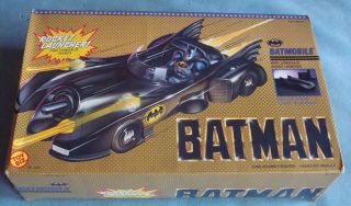 Vintage 1989 Toy Biz " Batmobile " W/ Box & Cocoon