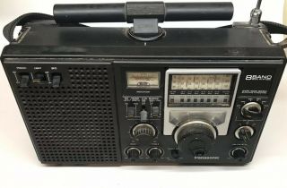 Vintage Panasonic 8 - Band Radio Short Wave Double Superheterodyne Model Rf - 2200