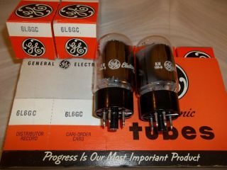 Nos Ge 6l6gc Current Ma And Date Matched Tube Pair Nib Amplifier Fender Amp