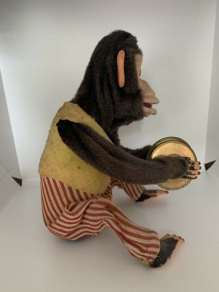 VINTAGE JOLLY CHIMP CLAPPING MONKEY BATTERY OPERATED TOY MADE IN JAPAN BY C.  K. 2