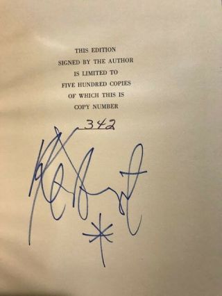 Kurt Vonnegut Palm Sunday Signed Limited 350 Copies In Slipcase