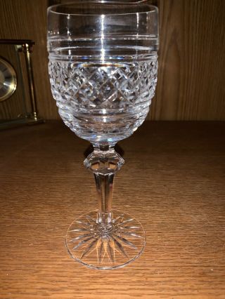 Vintage Waterford Castletown Cut Crystal Stemmed Water/wine Goblet/glass