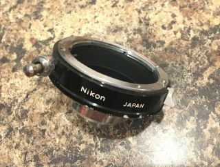 Vintage Nikon F - C Adapter F Mount To C - Mount 16mm For Movie Cameras