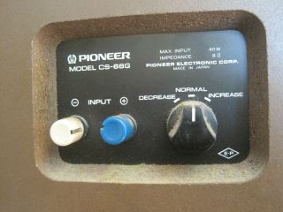 Pioneer CS - 66 vintage speakers and 8