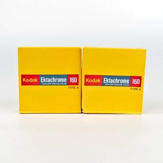 2 Kodak Ektachrome 160 8mm Movie Film 50ft Type A Exp 06/1981