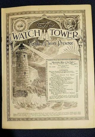 8 - 1 - 1912 The Watchtower And Herald Of Christ 