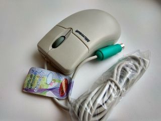 Mouse Vintage Microsoft Intellimouse 1.  1a Ps/2 Compatible