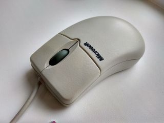 Mouse Vintage Microsoft IntelliMouse 1.  1A PS/2 Compatible 2