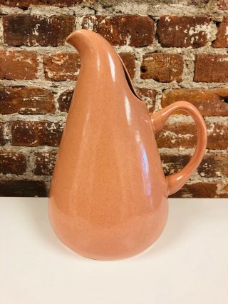 Vintage Russel Wright Pitcher In Coral
