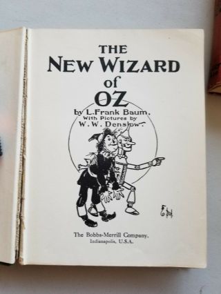 THE WIZARD OF OZ BY L FRANK BAUM & W.  W.  DENSLOW 1903 BY BRAUNWORTH & CO 2