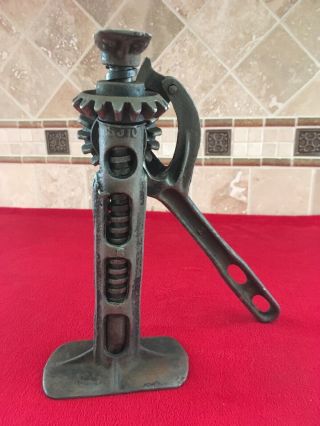 Vintage Ford Model A Or T Car Jack Cast Iron Screw