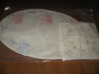 Vintage Madeira Linen 4 Placemats/4 Napkins Cut Work Hand Embroidery 2