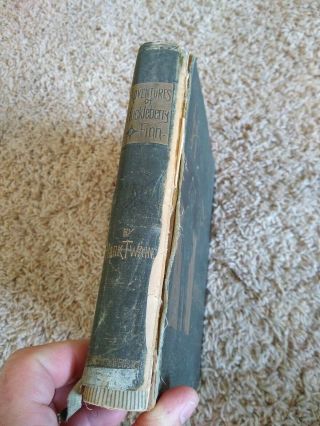 1885 Adventures of Huckleberry Finn,  TRUE First Edition Mark Twain 2