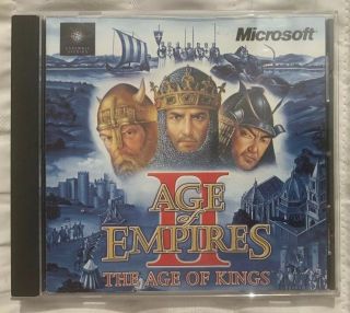Age Of Empires Ii: The Age Of Kings (pc,  1999) Vtg Windows Video Game