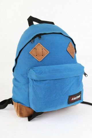 Vintage 80s Eastpak Canvas/leather Backpack Daypack Bag Usa