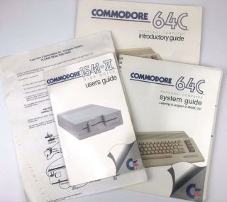 Commodore 64c Computer Introductory & Systems Guide 1541 - Ii Disk Drive