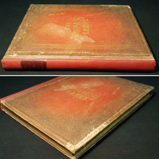 1858 Description ENGLISH LAKES Harriet Martineau ILLUSTRATED ED 1st PLATES Map 2
