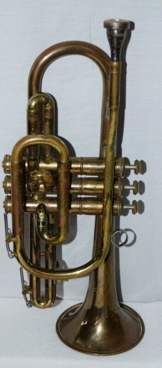 Vintage Fe Olds & Son Ambassador Trumpet Fullerton Ca Serial 71967