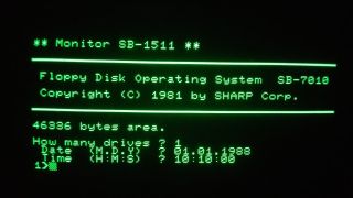 Sharp MZ - 80B CP/M System/bootdisk 5 DISKS.  Monitor,  Basic,  dBase II,  CPM OS,  etc. 6
