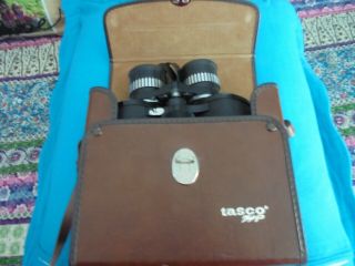 Vintage Tasco Zip 106z Binoculars With Case Strap To Carry