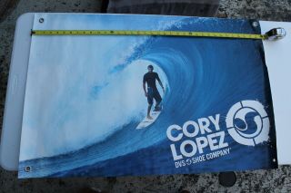 Corey Lopez Dvs Shoe Pipeline Hawaii 24x36in.  Vintage Surfing Poster / Banner
