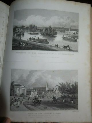 1827 Metropolitan Improvements Or London In C19th 126 Plts - Elmes & Shepherd