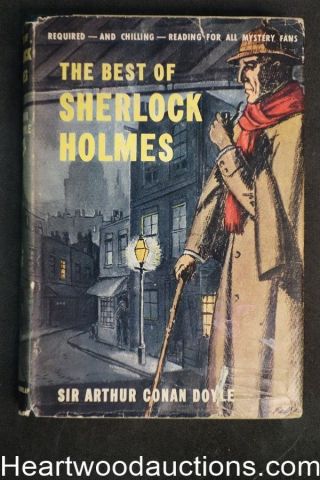 The Best Of Sherlock Holmes By Sir Arthur Conan Doyle (1950) With Dj