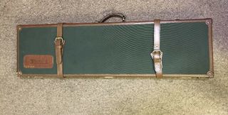 Vintage Franchi Green & Leather Take Down Rifle Hard Case